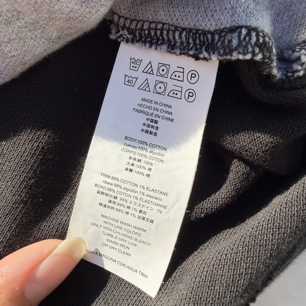 Michael Kors Polo 1/4 Zip Color Block Black Gray Shortsleeve Collared Mens Large - Picture 5 of 5